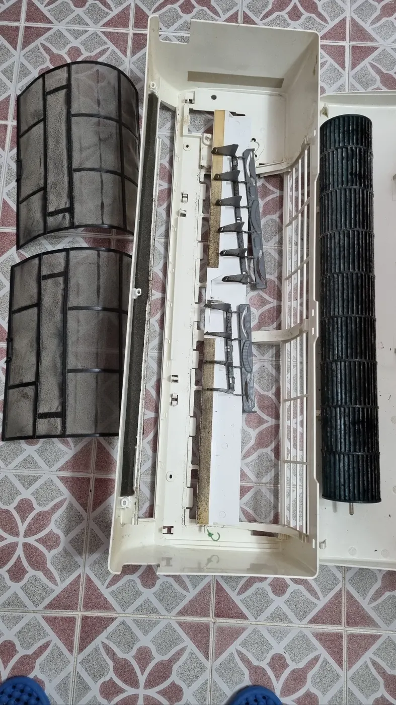 필터·핀 오염 — 장안읍 에어컨청소 현장
