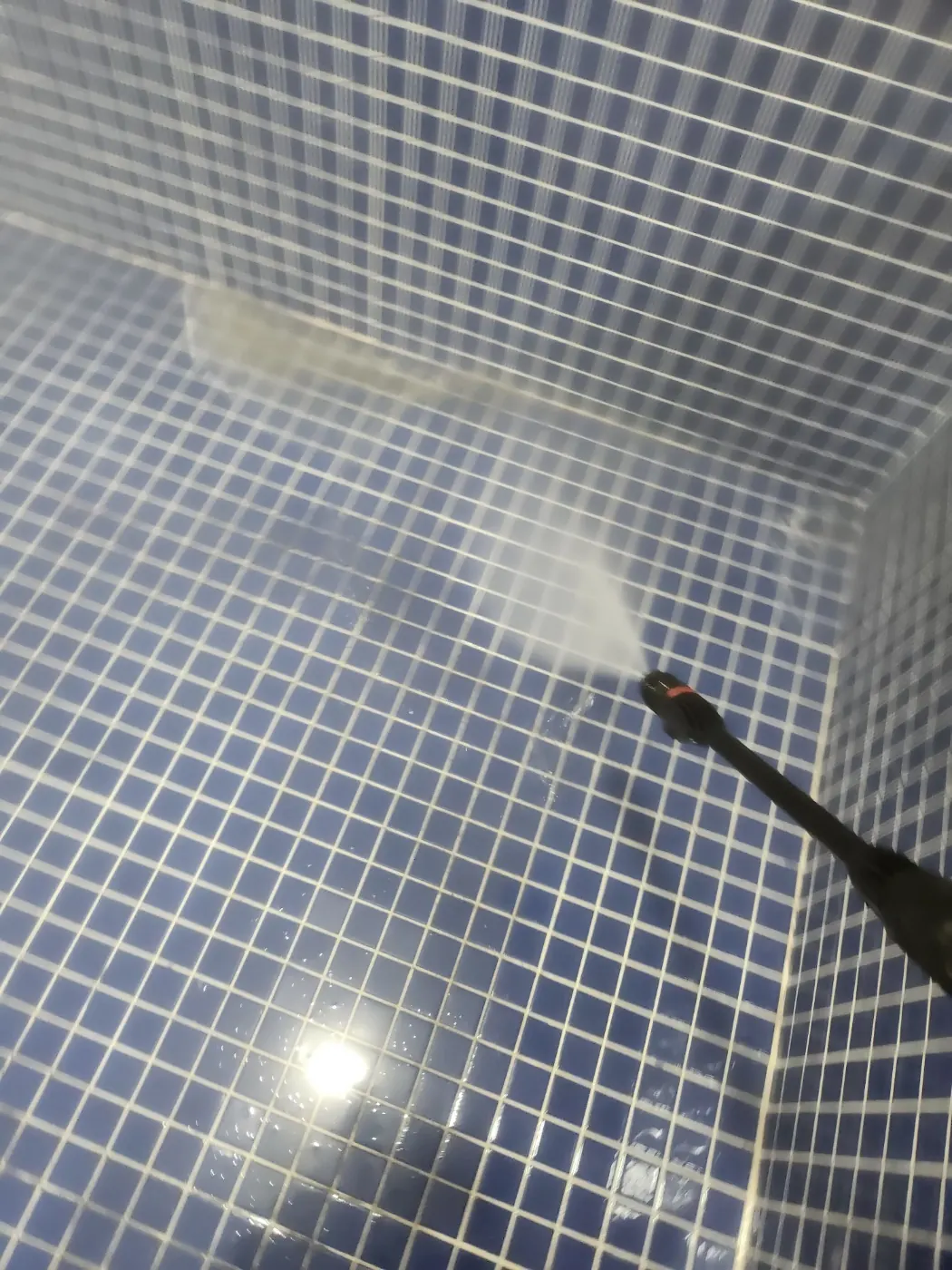 타일 줄눈 세정 — 남구 목욕탕청소 현장