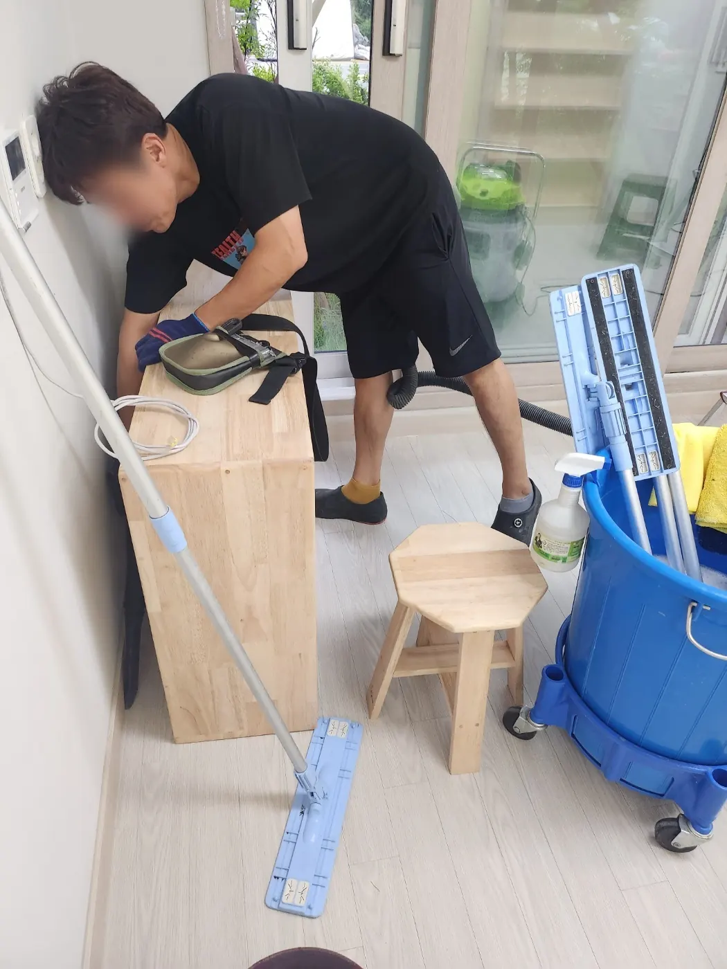 세정 진행 — 사상구 어린이집청소 현장