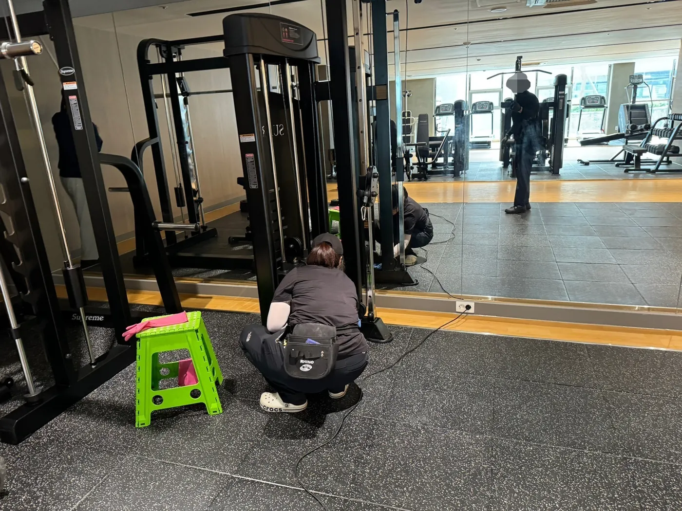 머신존 정리 — 사하구 헬스장청소 현장
