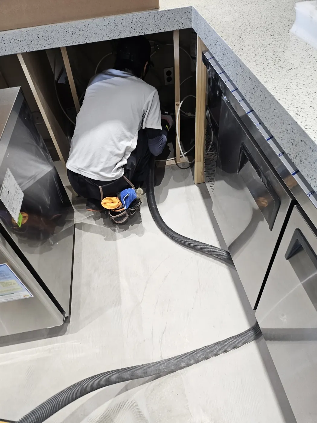 주례동 준공청소 시공 현장 — 준공 마감 확인