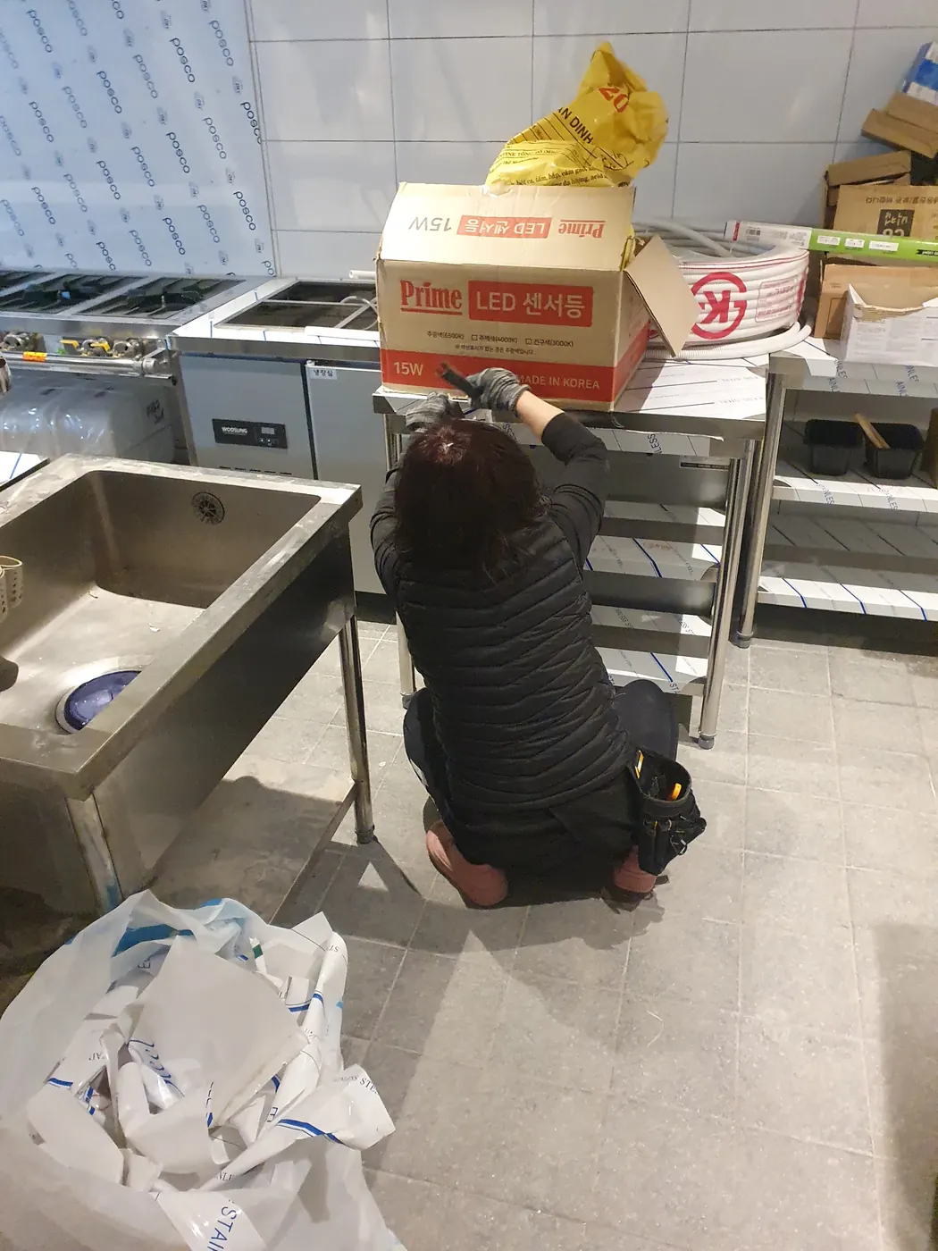 주방 집기 정리 — 기장군 식당청소 현장