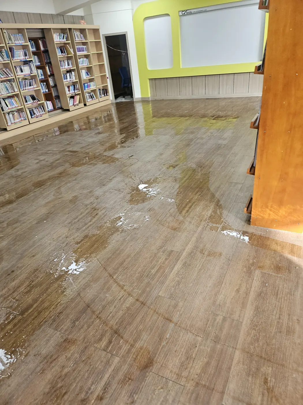 세정 진행 — 남포동2가 학교청소 현장